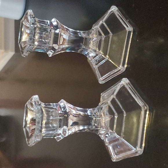 Glass Candle Stick Holder - Picture 2 of 5